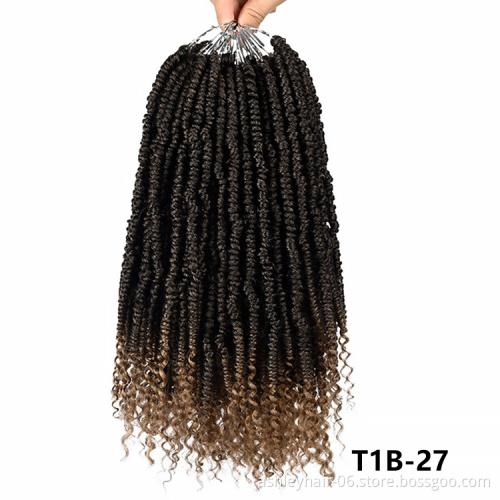 Julianna Bomb Twist Kids Hair Set School Fake Crochet Braid Braiding Hair Piece Extensions Kids Hair